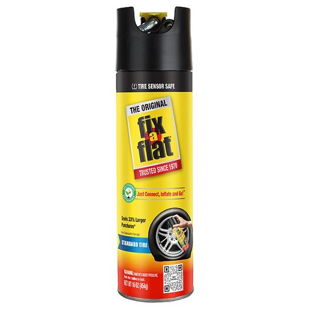 FIX-A-FLAT Tire Inflator, 16 oz., 2-39/64" dia. S60420