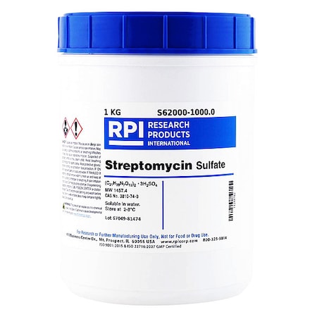 Rpi Streptomycin Sulfate, 1kg S62000-1000.0
