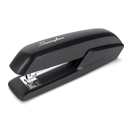 Swingline Manual Stapler, 2-1/2"D, 20Sheets, Blk, PK12 S7054501