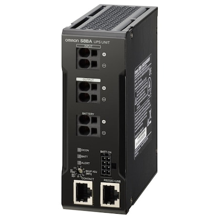 Omron Industrial UPS, Industrial, Out: 24V DC In: 24V DC S8BA-24D24D480SBF