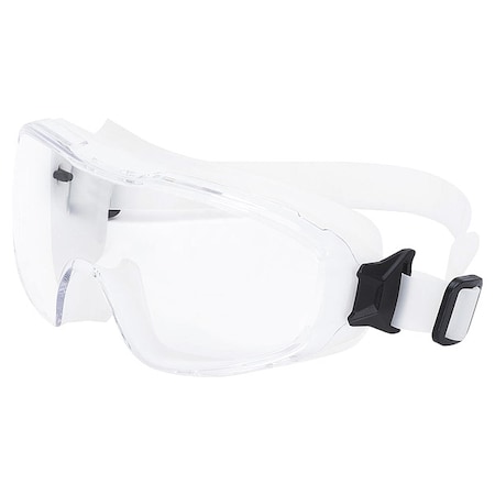 Sellstrom Lab Safety Goggles, Clear Lens, Anti-Fog & Anti-Scratch, Indirect Vents, TPR Frame, GM511 Series S82511