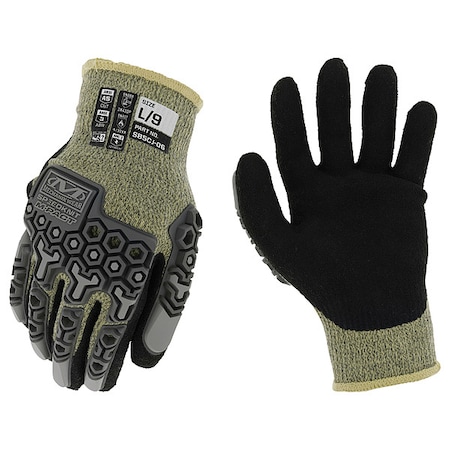 Mechanix Wear SpeedKnit(TM), Glove, Aramid, Size 9, 9, PR S85CJ-06-009