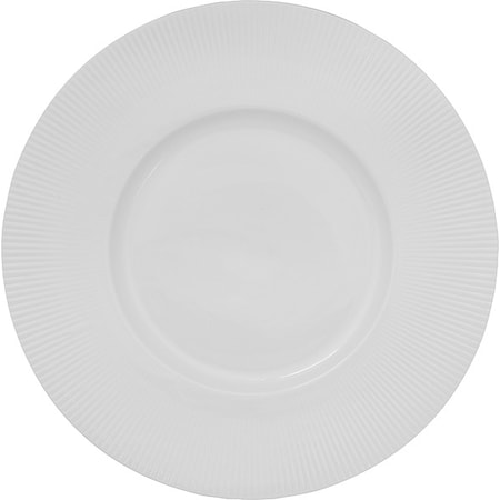 Iti Wide Rim Plate, 10 1/2" Dia, PK12 SB-166