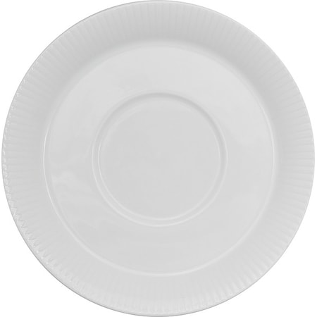 Iti Saucer, 6" Dia, Bright White, PK24 SB-2