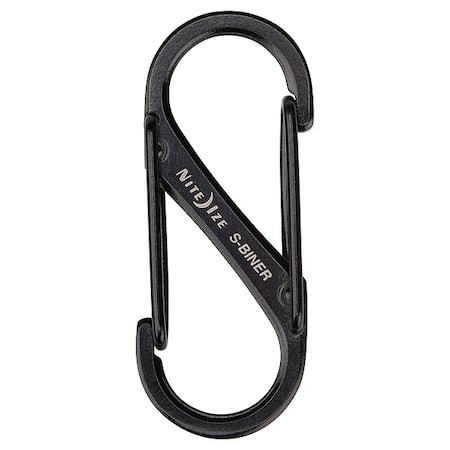 Nite Ize Double Gated Carabiner, 1-9/16 In., PK2 SB1-2PK-01