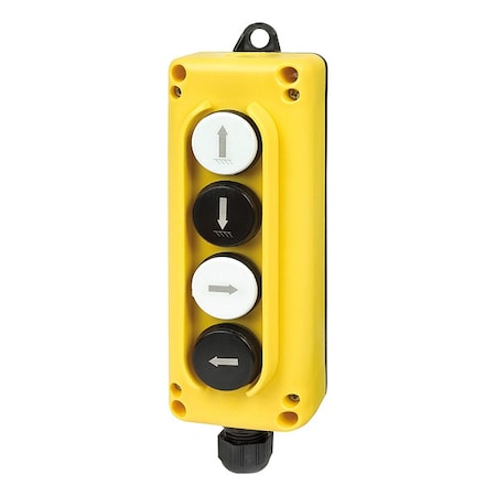 Giovenzana PendantControlStation, 4Buttons, Blk/White TLP4.C