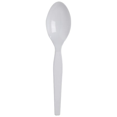 Dixie Industries Medium Duty Spoon, White, PK1000 TM207
