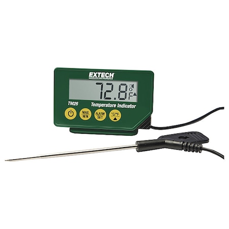 Extech Waterproof Food Thermometer, LCD TM26