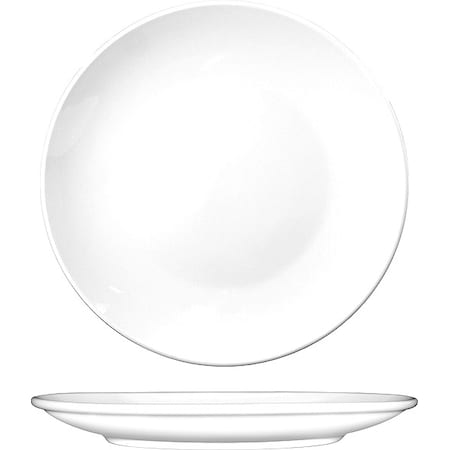 Iti Coupe Plate, 10" Dia, European White, PK24 TN-16
