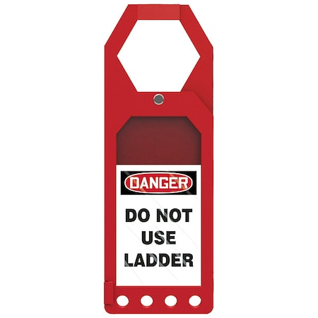 Accuform Tag, Tag Holder, Plastic, 10 in H x 3 1/2 in W, Rectangle TSS910