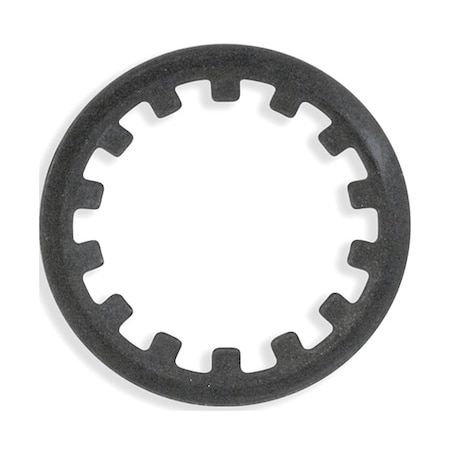 Zoro Select Retaining Ring, Stainless Steel Plain Finish, 1/4 in Shaft Dia, 10 PK WWG-TX025SS