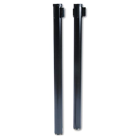 Zoro Select Adjusta Tape Crowd Post, Steel, 40", PK2 11611