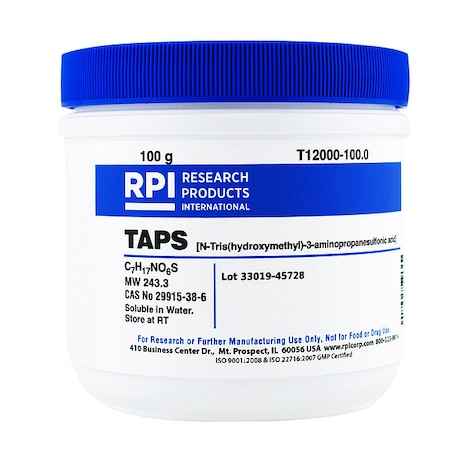Rpi TAPS Free Acid, 100g T12000-100.0