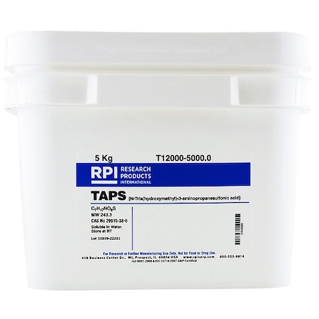 Rpi TAPS Free Acid, 5kg T12000-5000.0