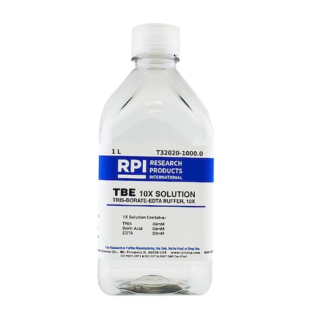 Rpi Tris-borate-EDTA (TBE) 10x Solution, 1L T32020-1000.0