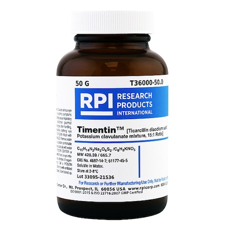 Rpi Timentin, 50g T36000-50.0