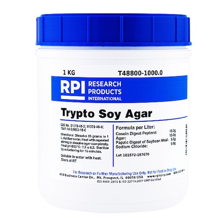 Rpi Trypto Soy Agar, 1kg T48800-1000.0