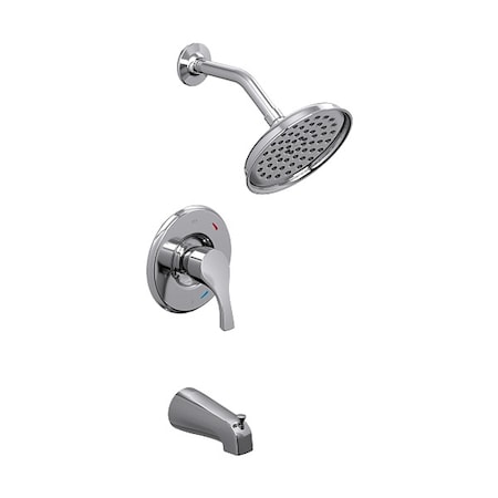Cfg Tub and Shower Faucet, Chrome, 1.75 gpm T58913EP