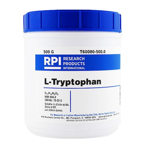 Rpi L-Tryptophan, 500g T60080-500.0