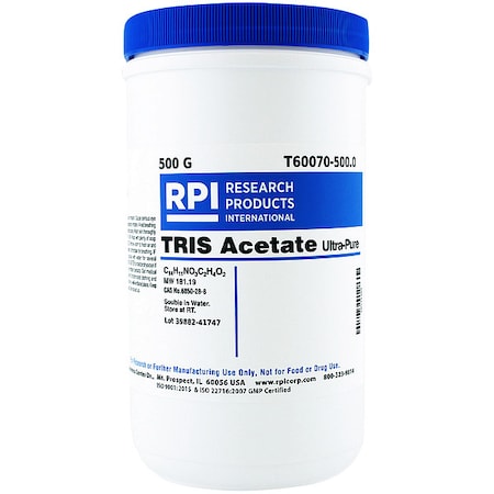 Rpi TRIS Acetate Ultra  Pure , 500g T60070-500.0