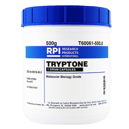 Rpi Tryptone, 500g, PK500 T60061-500.0