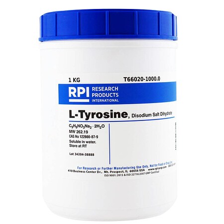 Rpi L-Tyrosine, Disodium Salt Dihydrate, 1Kg T66020-1000.0