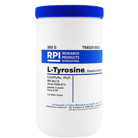 Rpi L-Tyrosine, Disodium Salt Dihydrate, 500g T66020-500.0