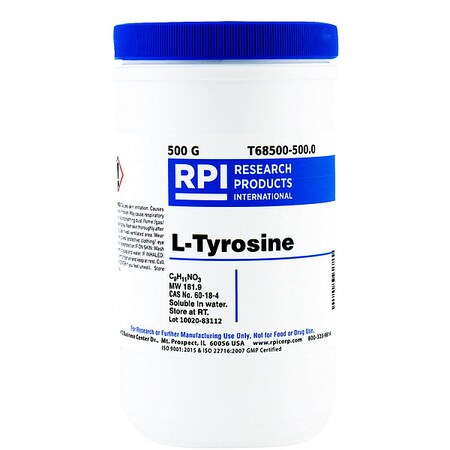 Rpi L-Tyrosine, 500g T68500-500.0