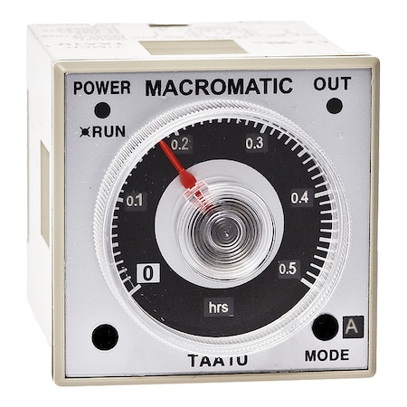 Macromatic Time Delay Relay, Octal, 6 Functions 100 to 240V DC, 24 to 240V AC, DPDT TAA1U-G