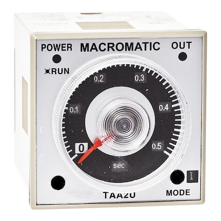 Macromatic Time Delay Relay, Octal, 6 Functions 100 to 240V DC, 24 to 240V AC, DPDT TAA2U-G