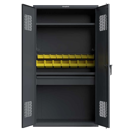 Strong Hold Locker, Steel, 42 in W, 24 in D, 78 in H TA-50-MED-L | Zoro