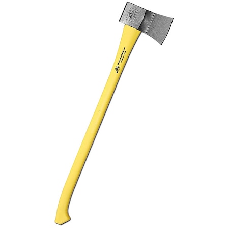 Leatherhead Tools Axe, Yellow, Rubber Grip, Fiberglass UFAY-8