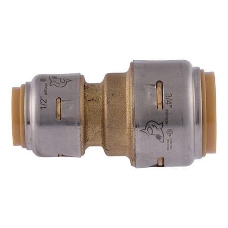 Sharkbite Adapter, Brass, Brass UR058