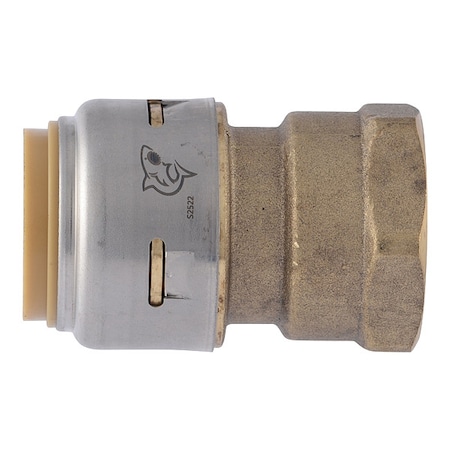 Sharkbite Strt, Brass, Push-Fit, 3/4in x FNPT3/4in UR088