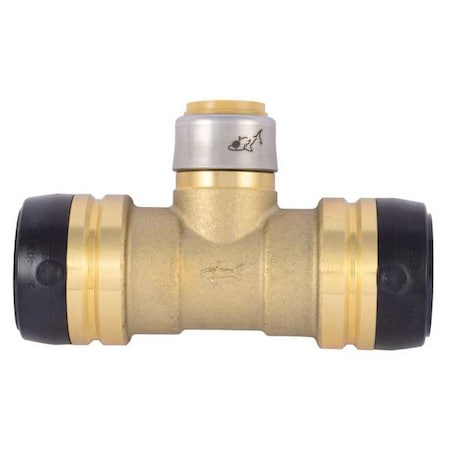Sharkbite Tee, Brass, Push-Fit15/8", 3/4", 11/4" UXL08353522