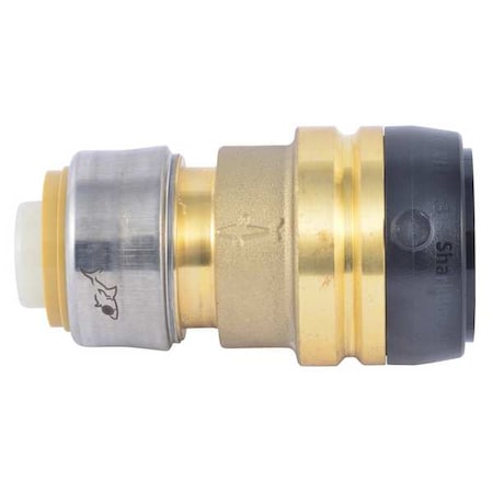 SHARKBITE Reducing Coupling, 1-1/4 in Tube Size, Brass, Brass UXL013528