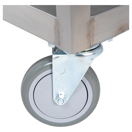 Carlisle Foodservice SS Utility Cart, 3 Shelf, 500 lb., 18x27" UC5031827