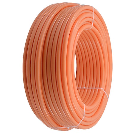 Zoro Select Tubing, Oxygen Barrier, 3/4 in, Orange U870O300