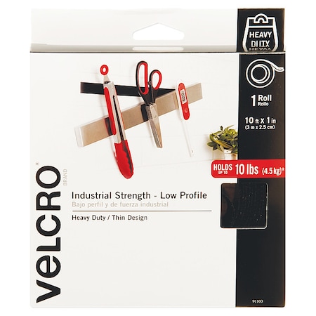 Velcro Brand Reclosable Fastener Black 91100