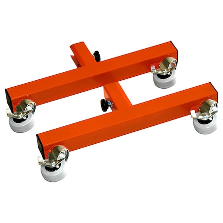 Zoro Select Caster Feet, Orange 1 PR VG-2030