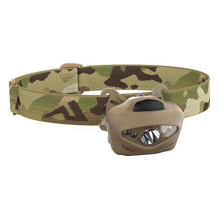 Tactical Headlamp,Plastic,Tan,420lm -  PRINCETON TEC, Vizz-MPLS-MC