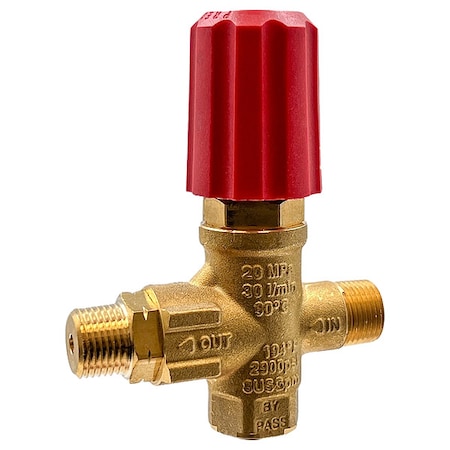 Mecline Unloader Valve, 8 gpm, 2900 psi, Brass VR54-200