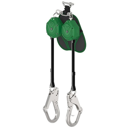 Msa Safety V-SHOCK EDGE Leading Edge Personal Fall Limiter Self-Retracting Lifeline, 6 ft. Length, Snap Hook VSLEW-012-PA-A