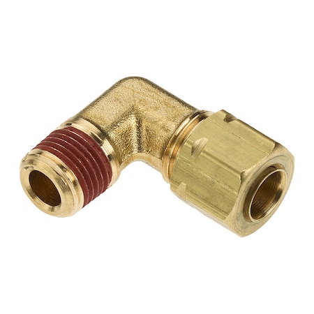 Parker Elbow, Brass, Comp. 1/4 in, Comp. VS169CA-4-4