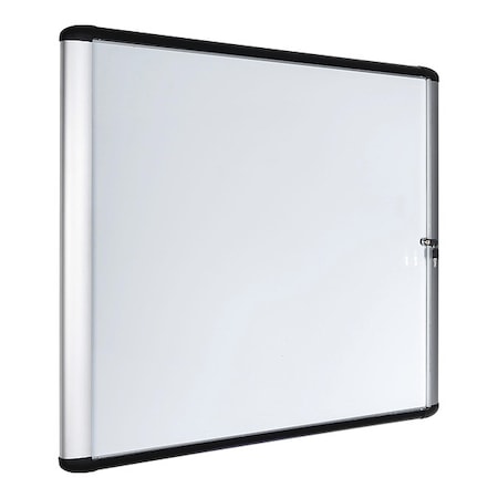 Mastervision Porcelain Enclosed Bulletin Board 28"W x 38-45/64"H VT640209650