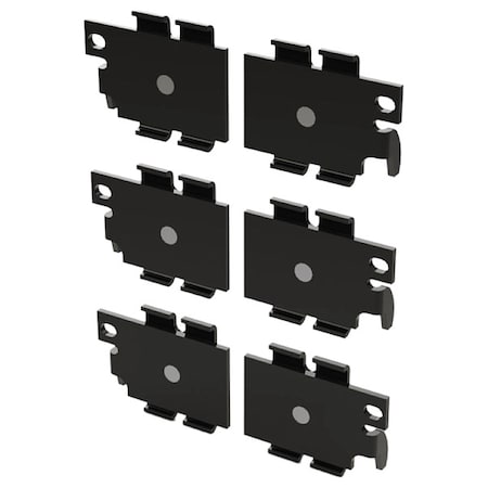 Husky Rack & Wire Welded Wire Bolt-On Clips Kit, PK6 VBC