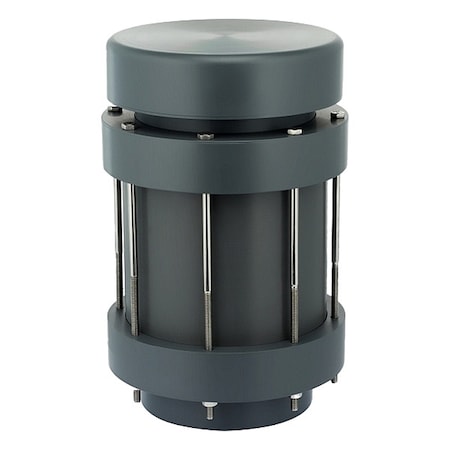 Plast-O-Matic Vacuum Breaker, 3 In., FNPT, Polypropylene VBS300VT-PP