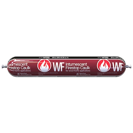 Specseal Fire Barrier Sealant, 20 oz., Red, Latex WF320