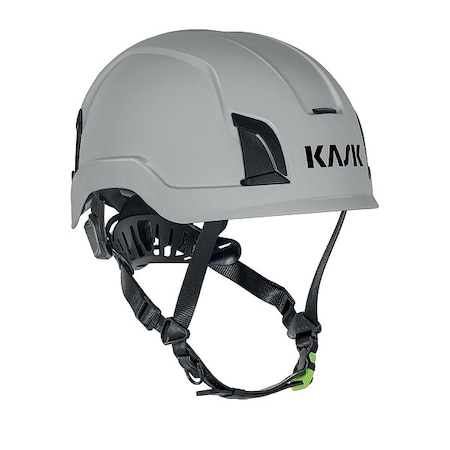 Kask Safety Helmet, Polystyrene, HDPE, Type 1, Class E, Type 2, Class E, Light Gray WHE00097-215