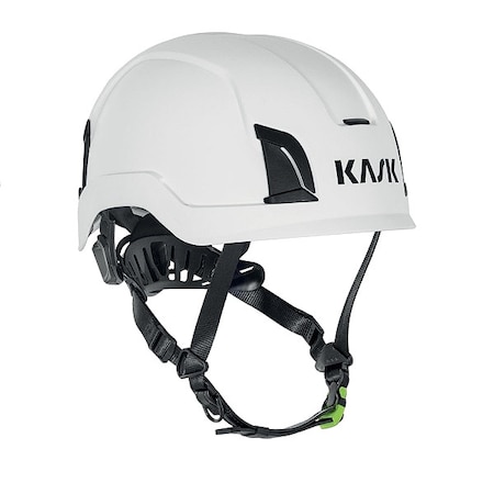 Kask Safety Helmet, Polystyrene, HDPE, Type 1, Class E, Type 2, Class E, White WHE00097-201